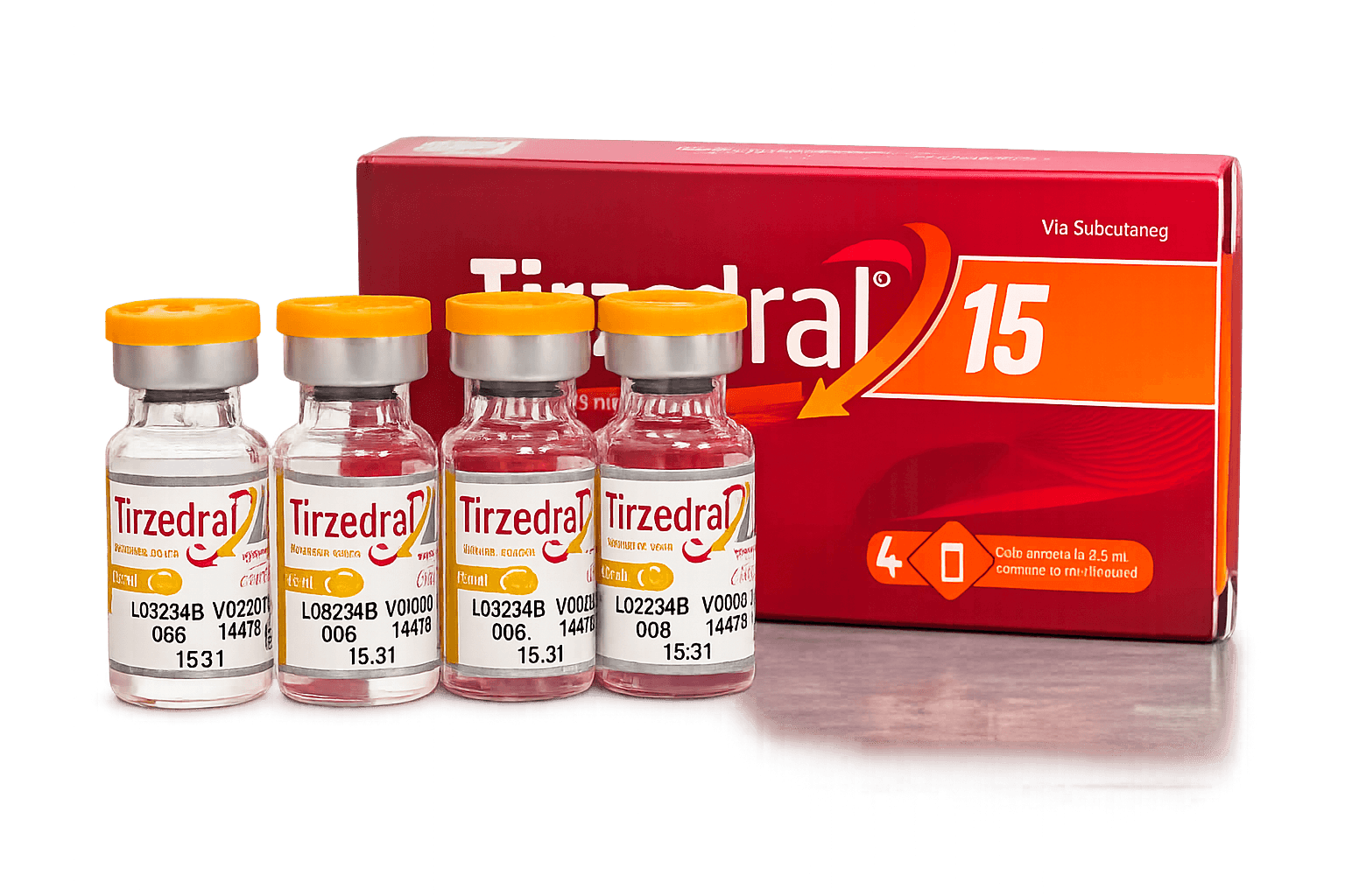 Tirzedral 15mg — 4 Ampolas