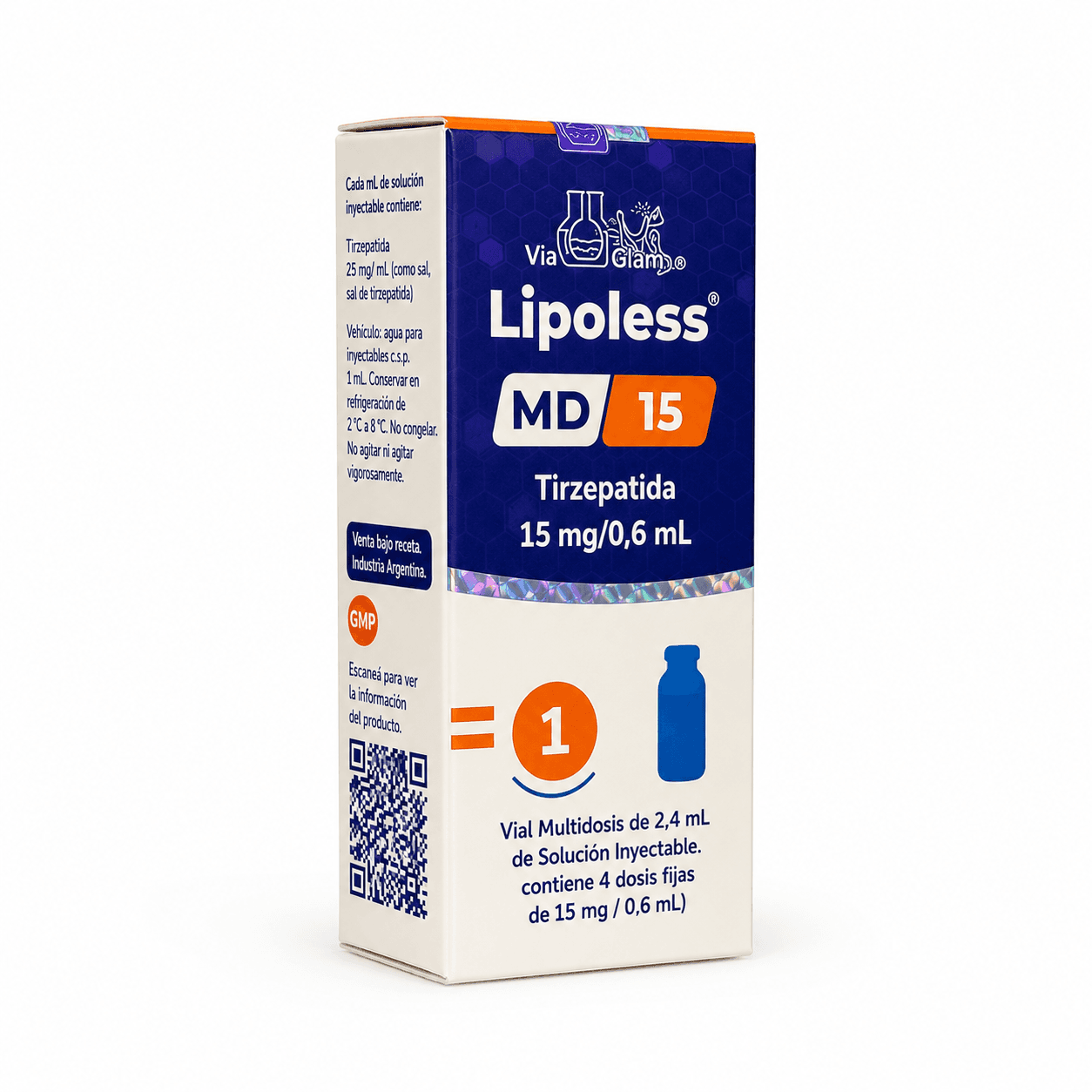 Lipoless 15mg MD 1 Ampola Tirzepatida